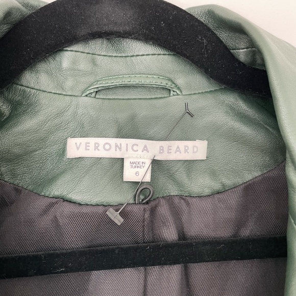 ❌SOLD❌Veronica Beard Cooke Leather Dickey Jacket - Picture 4 of 13